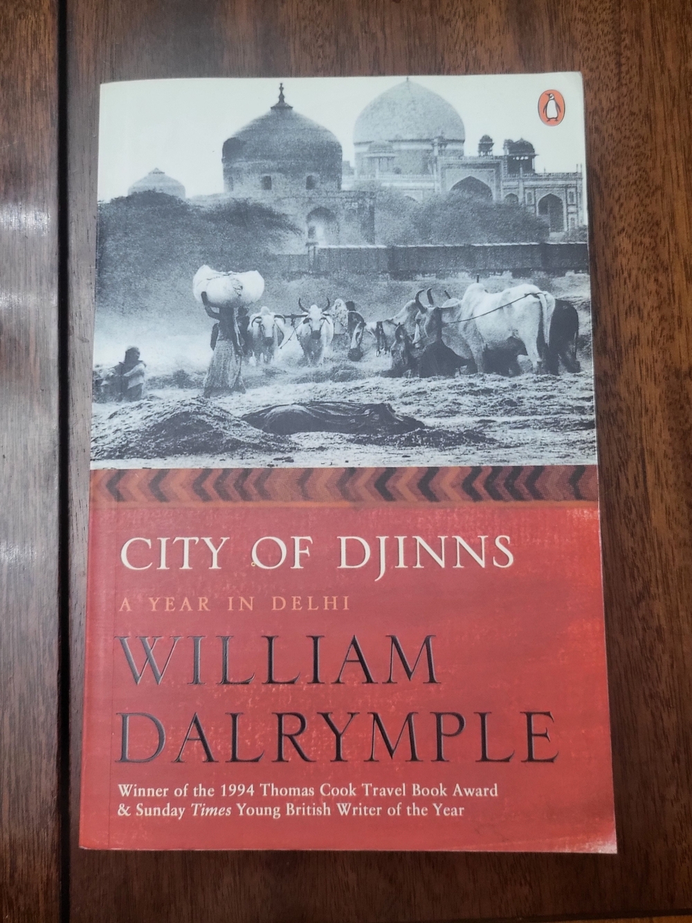 William Dalrymple City of Djinns - Red Paperback Travel Book